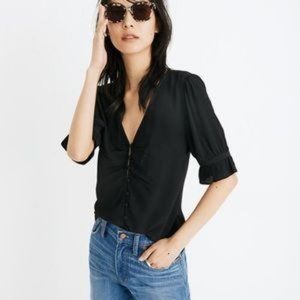Madewell Daylight Blouse Black